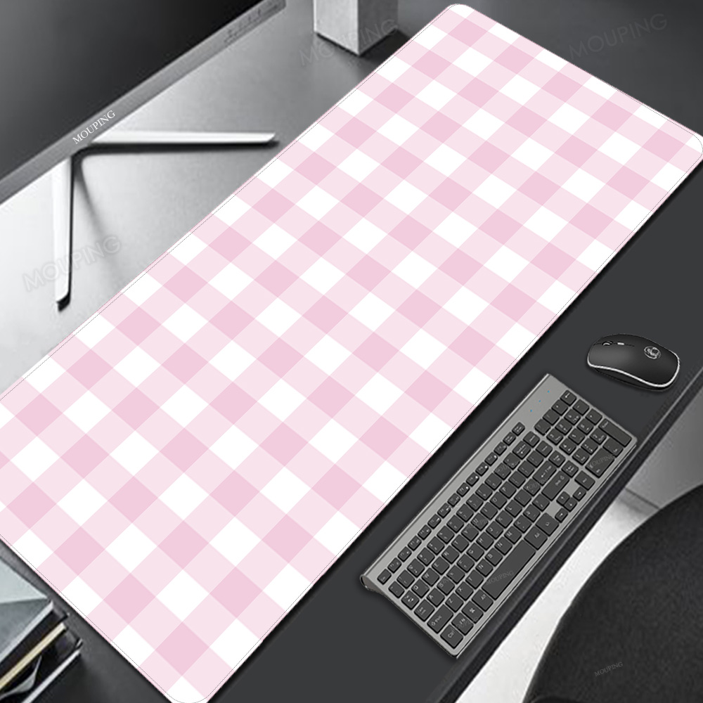 Pink Lattice Mouse Pad Kawaii  - Gaming Keyboard And Mouse Combo avis et prix
