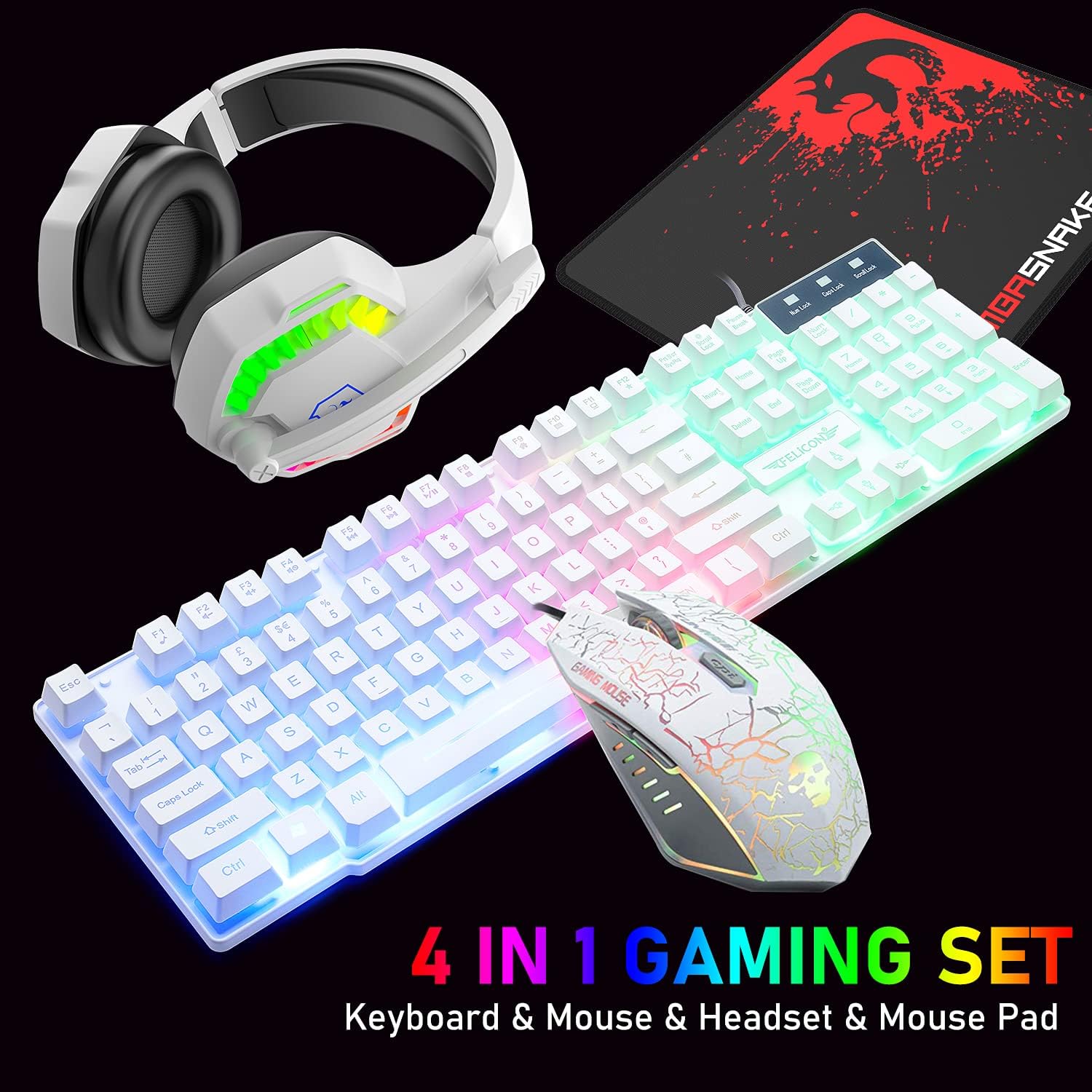 MAMBASNAKE T11 UK 100% Gaming  - Gaming Keyboard And Mouse Combo avis et prix