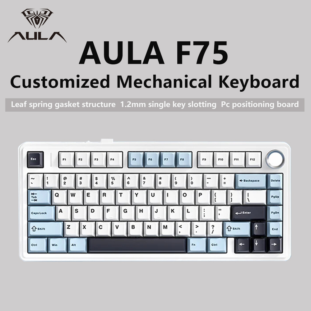 AULA F75 2.4G Wireless/Bluetoo - Gaming Keyboard Hot Swappable avis et prix