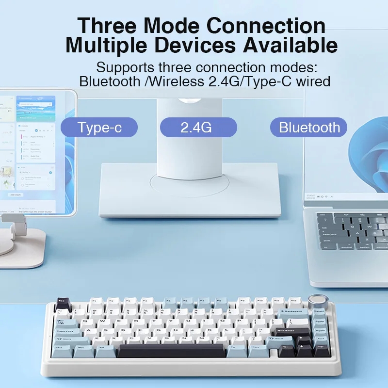 AULA F75 2.4G Wireless/Bluetoo - Gaming Keyboard Hot Swappable avis et prix