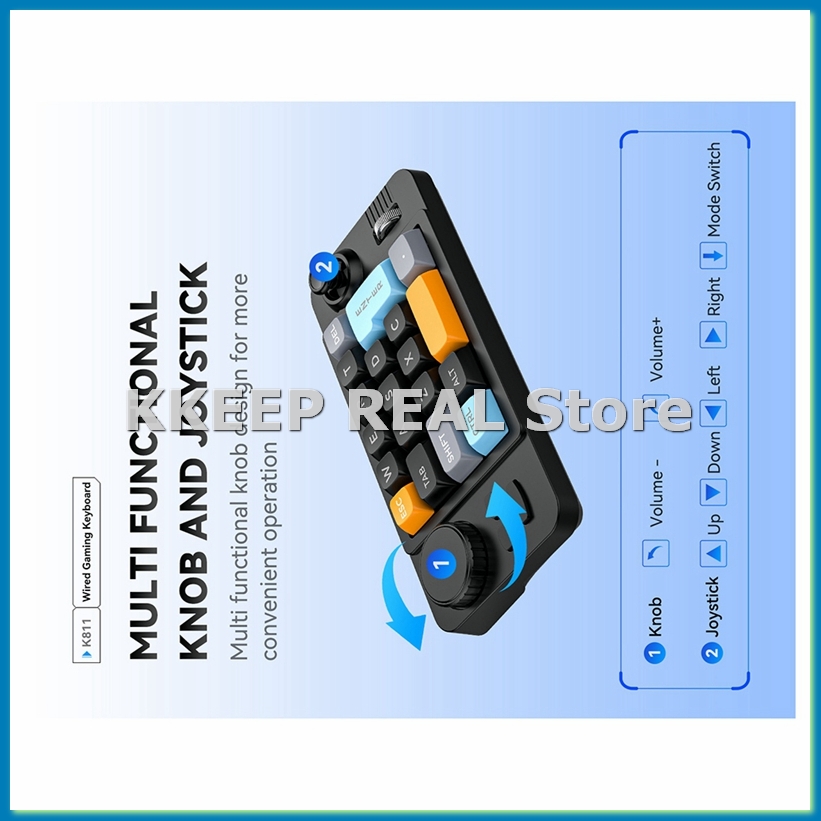 19-Key Macro-Defined Joystick  - Gaming Keyboard Hot Swappable avis et prix