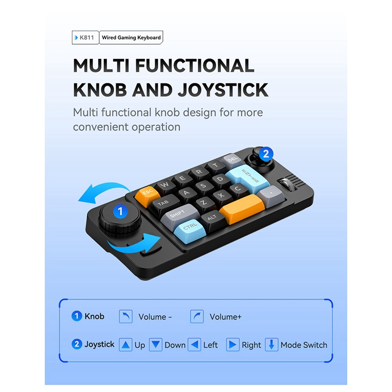 19-Key Macro-Defined Joystick  - Gaming Keyboard Hot Swappable avis et prix