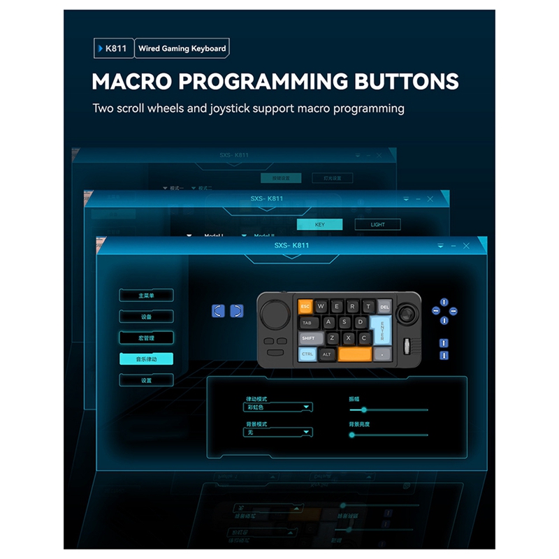 19-Key Macro-Defined Joystick  - Gaming Keyboard Hot Swappable avis et prix