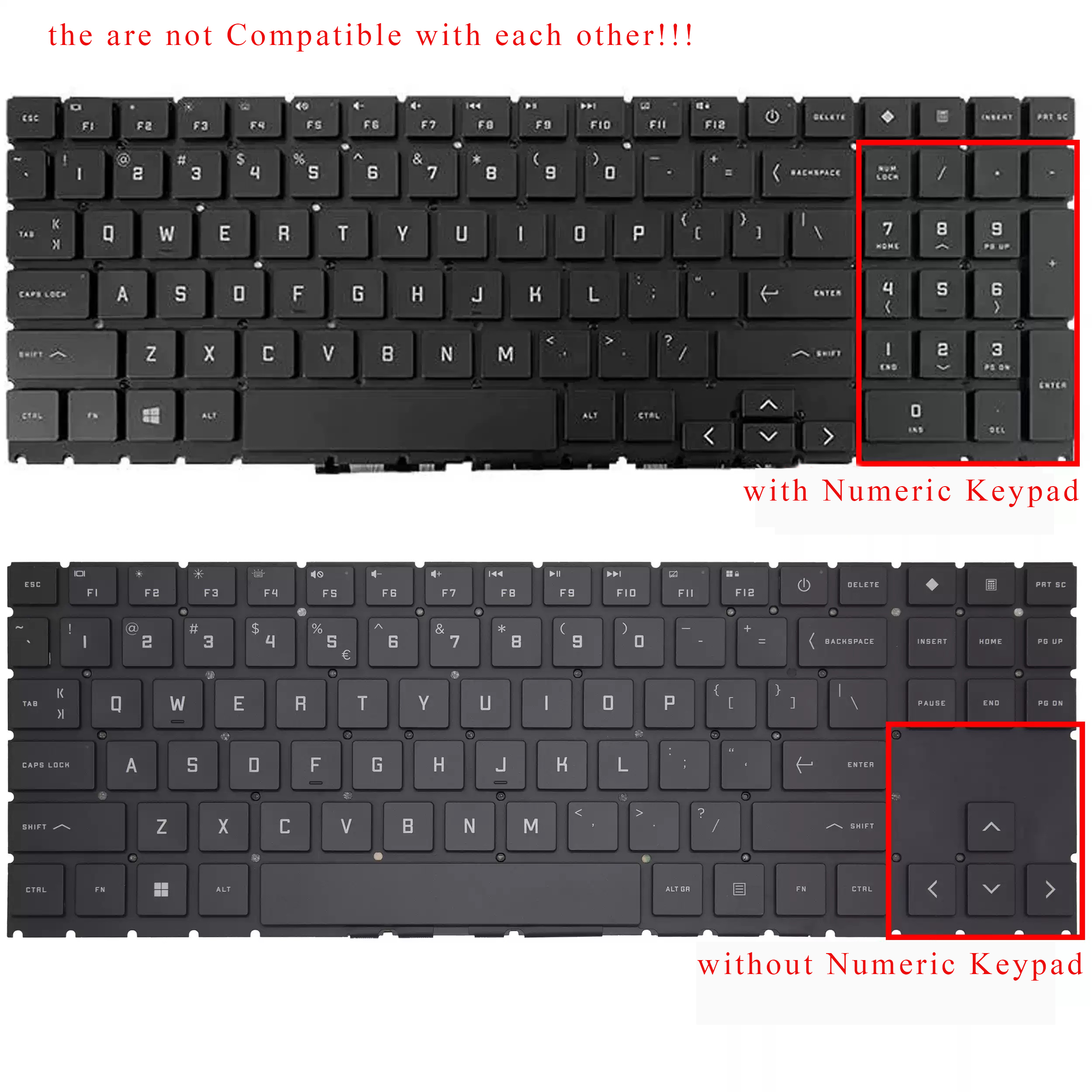 New UK US Keyboard for HP Omen - Gaming Keyboard Hp avis et prix