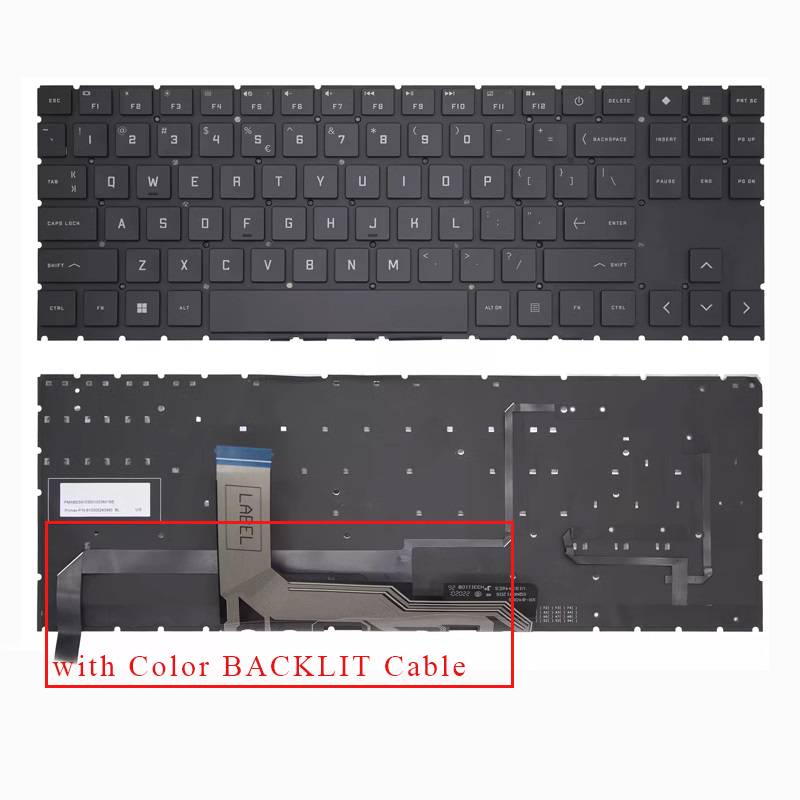 New UK US Keyboard for HP Omen - Gaming Keyboard Hp avis et prix