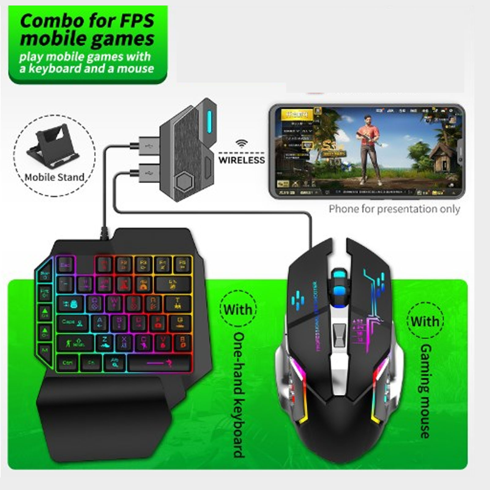 Keyboard Mouse Converter Set R - Gaming Keyboard And Mouse Combo avis et prix