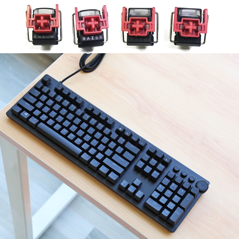4Pcs V2 Slient Liner Red Optic - Gaming Keyboard Hot Swappable avis et prix