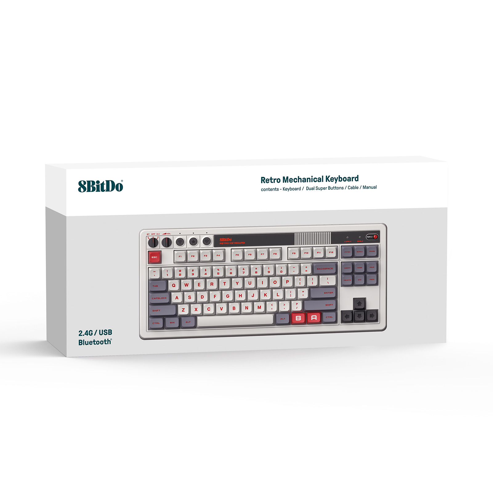 8Bitdo Retro Mechanical Keyboa - Gaming Keyboard Hot Swappable avis et prix