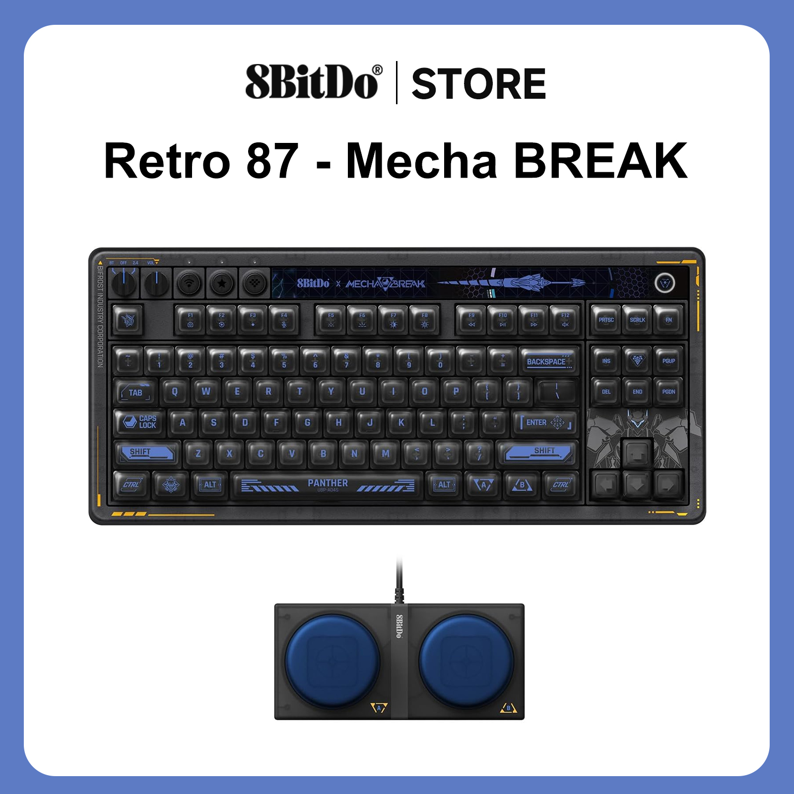 8BitDo Retro 87 Mechanical Key - Gaming Keyboard Hot Swappable avis et prix