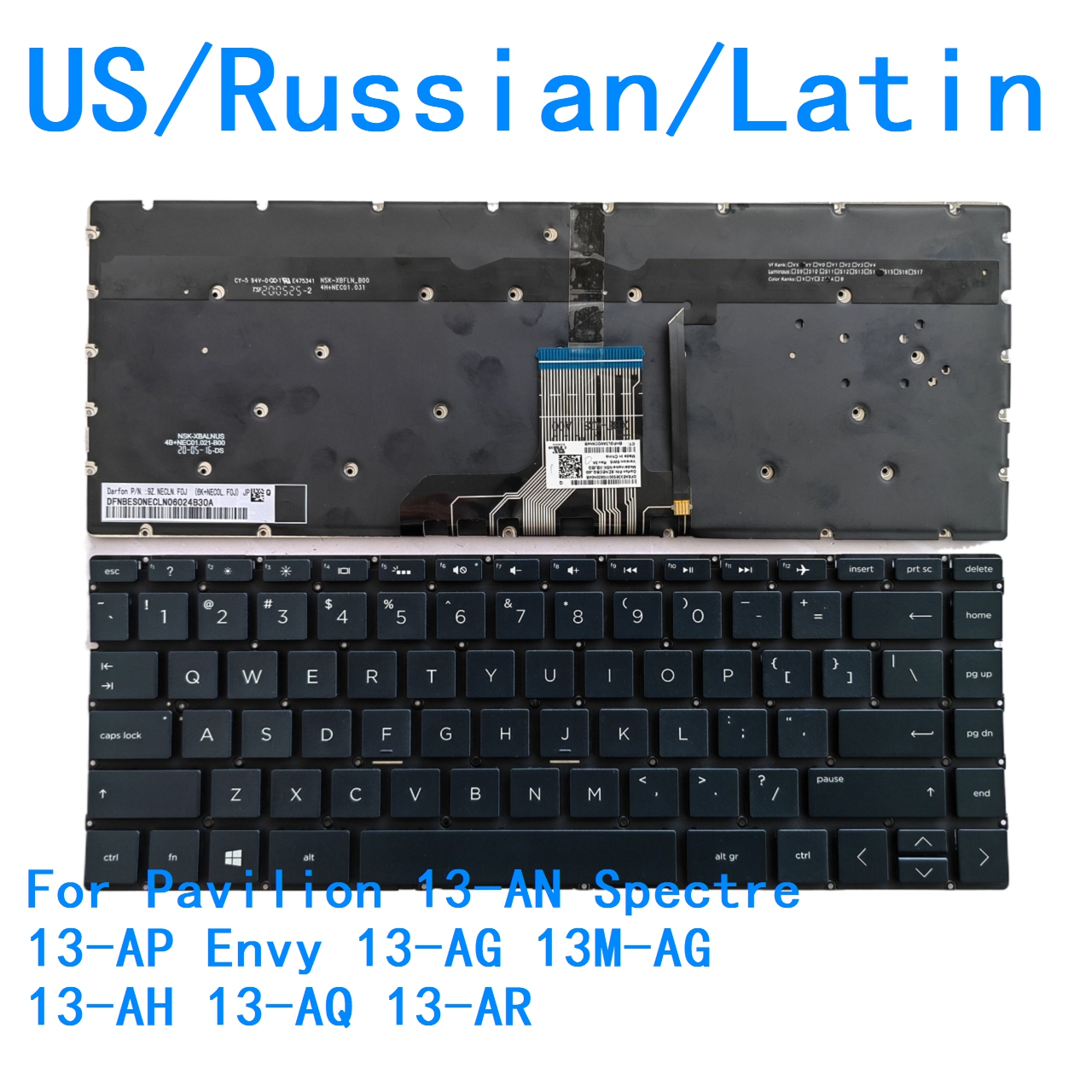 New US Russian Latin language  - Gaming Keyboard Hp avis et prix